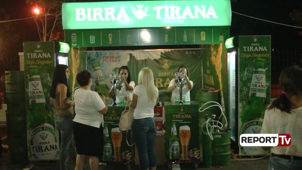 Festa e Birrës në Qytetin e Korçës, shija shqiptare 'Birra Tirana' prezantohet me stendat e saj