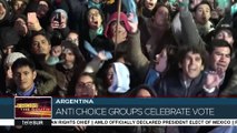 Anti-abortion Activists In Argentina Celebrate Senate Decision