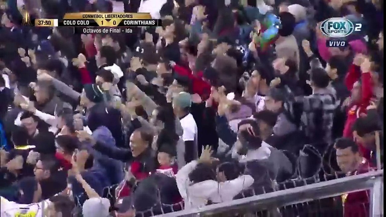 Colo Colo vs Corinthians 1-0 Gol de Carmona Copa Libertadores 2018 Full HD