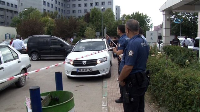 Hastane bahçesinde büyük panik... Ortalık savaş alanına döndü