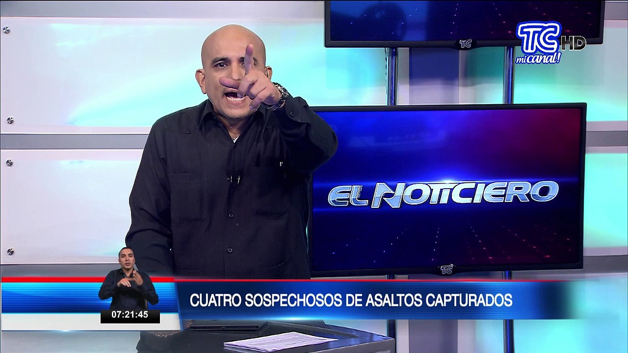 Capturados cuatro sospechosos de asaltar y herir a taxista al sur de Quito