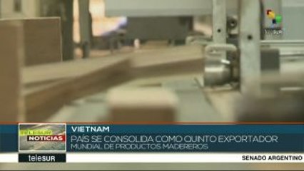 Vietnam triplica sus exportaciones de productos madereros
