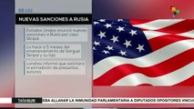 Estados Unidos impone nuevas sanciones a Rusia por caso Skripal