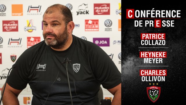 Conférence de presse d'après-match amical Toulon-Paris