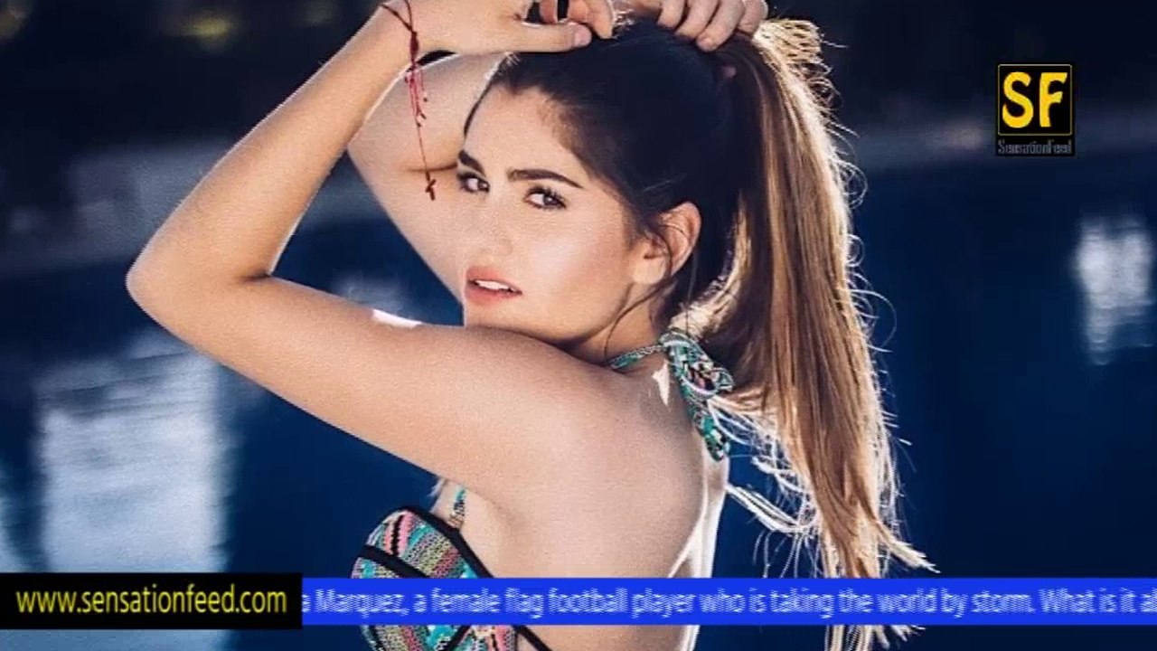 Meet world's most charming female flag football player | Fernanda Marquez