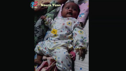 Lincah dan Lucu Sekali Gerakan Tangan dan Kaki Baby Cute - Naura Yuan