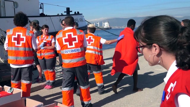 Los inmigrantes rescatados del 'Open Arms' han sido trasladados al CATE