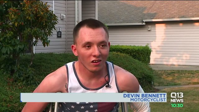 Motorcyclist Seriously Injured in Hit-and-Run Crash Video ID: