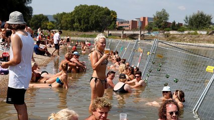 Le Sziget festival sous la canicule