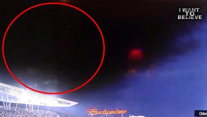 Strange lights over stadium of Minniso