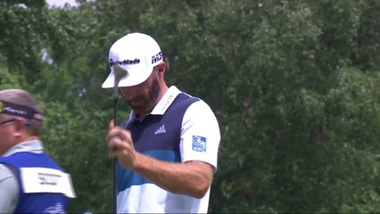 Le superbe chip de Dustin Johnson pour le birdie