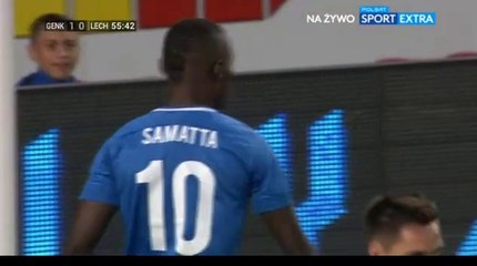 2-0 Mbwana Samata AMAZING Goal - KRC Genk 2-0 Lech Poznan 09.08.2018