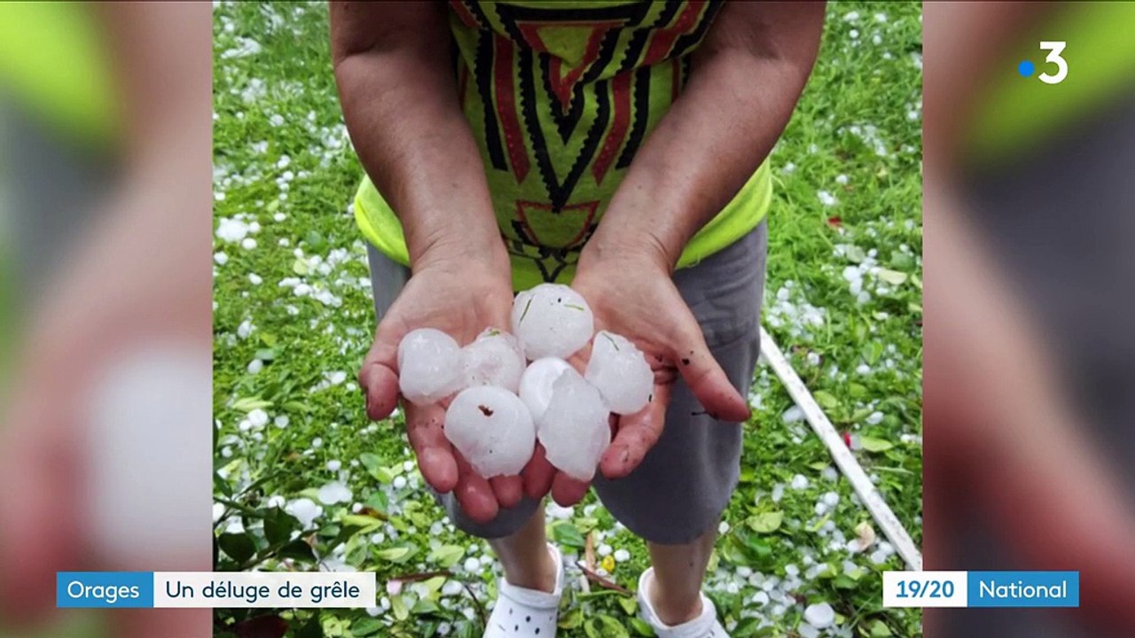 Orages : Un déluge de grêle à Aubagne