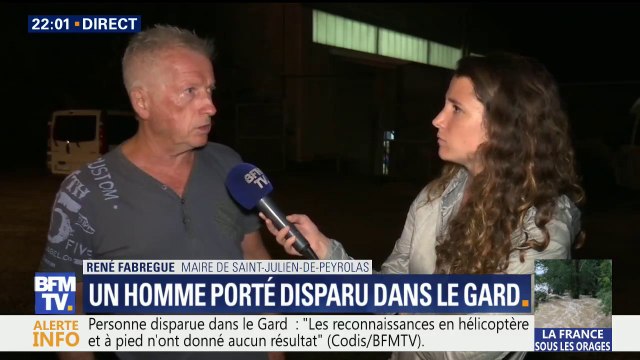 Orages: Certains enfants emportés s'accrochaient aux arbres , témoigne le maire de Saint-Julien-de-Peyrolas