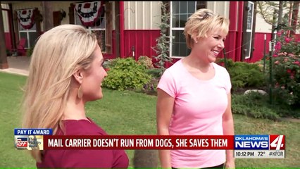 Mail Carrier Rescues Dogs She Finds Along Her Rural Route