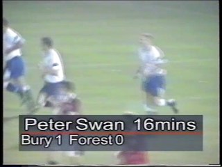 4 November 1997: Bury 2 Nottingham Forest 0 (League)
