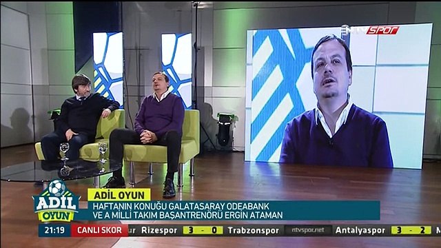 GS ve Milli Takım Başantrenörü Ergin Ataman, Adil Oyun'da.
