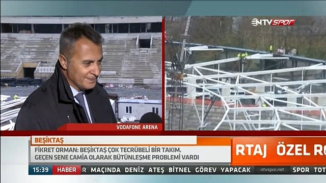NTV SPOR ÖZEL... Beşiktaş Bşk. Orman, Vodafone Arena'da NTV Spor'un sorularını yanıtladı.