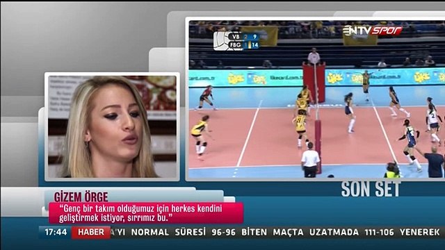 Son Set'in konuğu, Vakıfbank'ın başarılı liberosu Gizem Örge