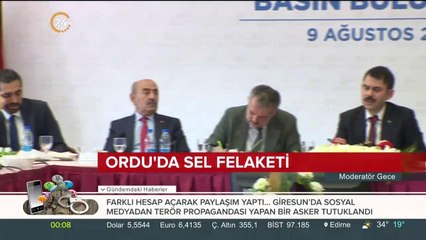 Ordu'da Sel Felaketi