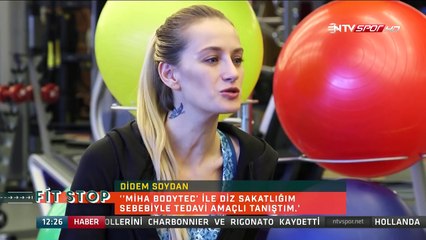 Model Didem Soydan, Fit Stop'ta...