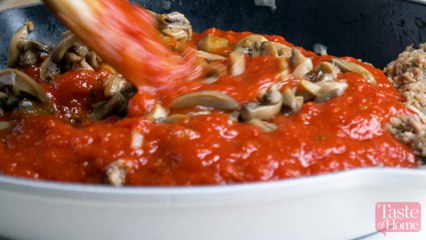 Florentine Spaghetti Bake