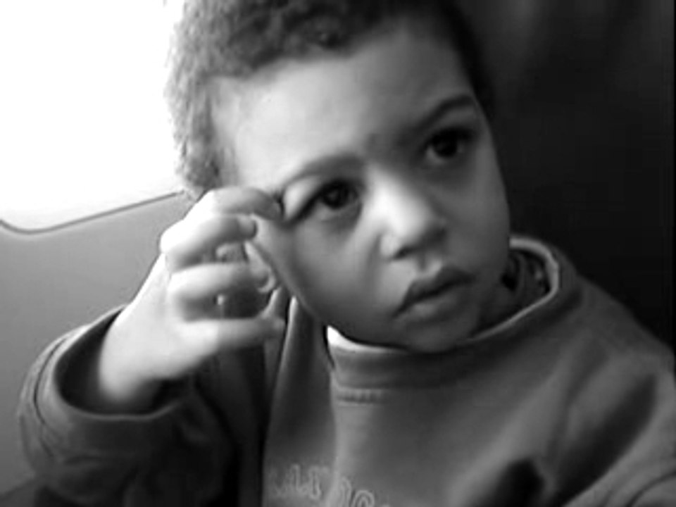 Tristan en avion - 2 janvier 07