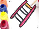 Ladder coloring and drawing Learn colors for Kids | Toy Art