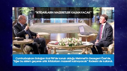 Cumhurbaşkanı Recep Tayyip Erdoğan "İktidarların Mazeretleri Kalmayacak"