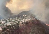 California's Holy Fire Spreads Above Lake Elsinore