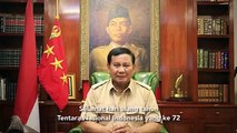 Assalammualaikum Wr. Wb.Selamat pagi sahabat. Saya mengucapkan selamat hari ulang tahun Tentara Nasional Indonesia yang ke 72. Teruslah dengan prestasimu, de