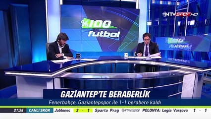 % 100 Futbol Gaziantepspor - Fenerbahçe 26 Şubat 2017