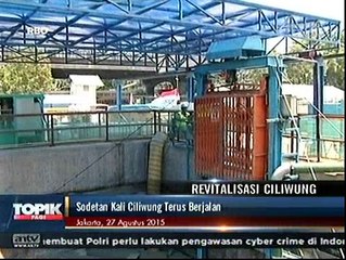 Proyek Sodetan Kali Ciliwung Terus Berjalan