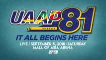 UAAP 81 this September 8 at the Mall of Asia Arena!