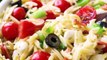 This traditional American pasta salad is great with an orzo pasta twist. WRITTEN RECIPE: