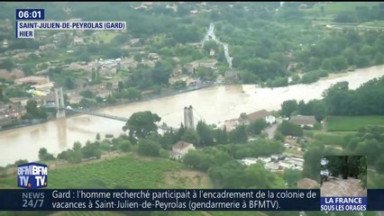 Download Video: Les images aériennes des dégâts dans le Gard, après les orages