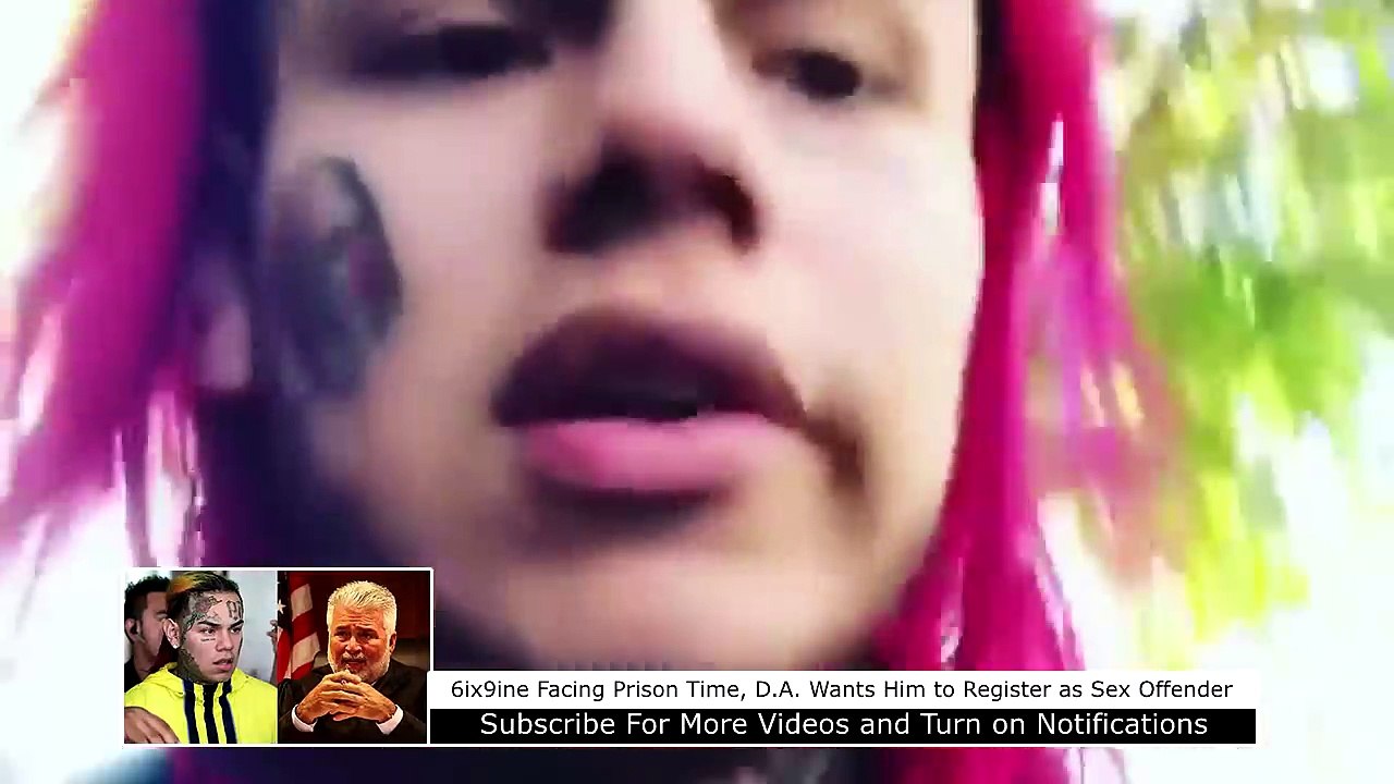 6ix9ine Facing Years in Prison and DA Wants Him to Register as Sex Offender
