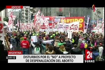 Argentina: miles salieron a celebrar la "no" despenalización del aborto