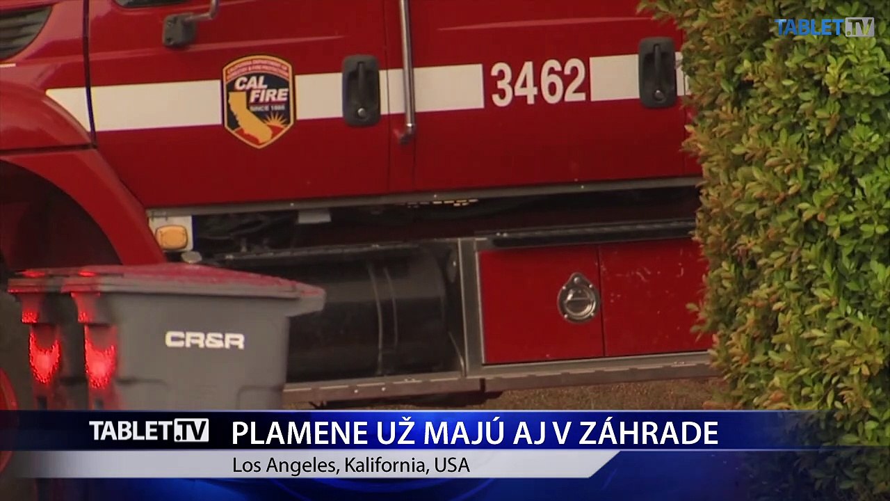 Požiar v Kalifornii sa rozšíril k obytnej štvrti, evakuovali ďalších 20 tisíc obyvateľov