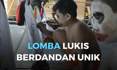 Lomba Lukis Berdandan Unik