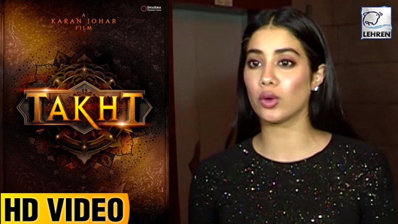 Janhvi Kapoor Talks About Karan Johar's Takht | Ranveer Singh, Alia Bhatt, Kareena Kapoor Khan