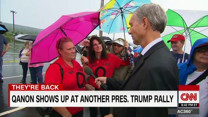 CNN reporter talks to conspiracy theorists at Trump rally-3dGVXmuLmEM