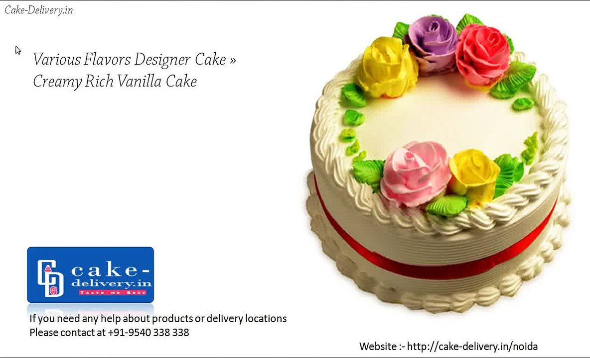 Choose Cake-Delivery.in for designer cake in various flavors?