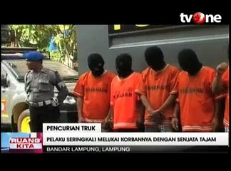 Sindikat Pencuri Truk Antar Provinsi Dibekuk Polisi