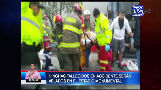 Hinchas fallecidos en accidente serán velados en el estadio Monumental