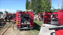 Silivri'de barakada çıkan yangın söndürüldü - İSTANBUL