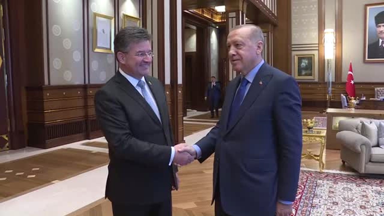 Cumhurbaşkanı Erdoğan, BM Genel Kurul Başkanı Lajcak'ı Kabul Etti