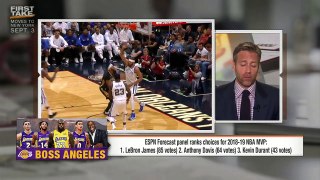 Max Kellerman: Anthony Davis will eclipse LeBron James as best player in NBA | First Take | ESPN