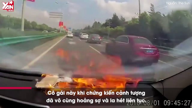 iPhone 6 tự nhiên bốc cháy ngùn ngụt trong xe, chủ shop nhận sửa rồi mời khách... dùng tiếp