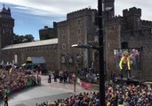 Cardiff Crowd Welcomes Tour de France Victor Geraint Thomas